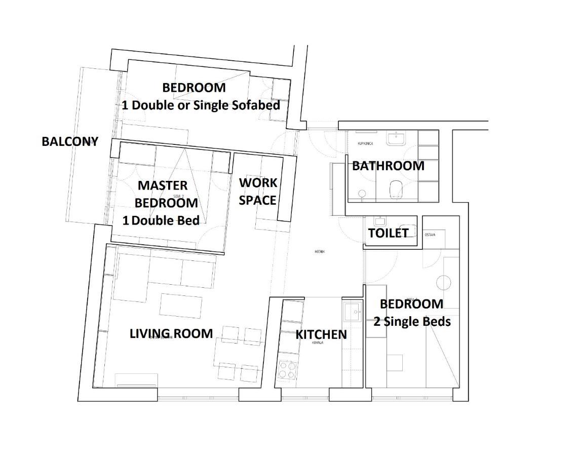 Poet'S Street Apartment Zagreb Ngoại thất bức ảnh